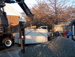 Grease trap installation