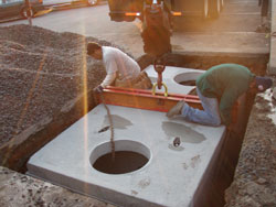 Grease trap installation